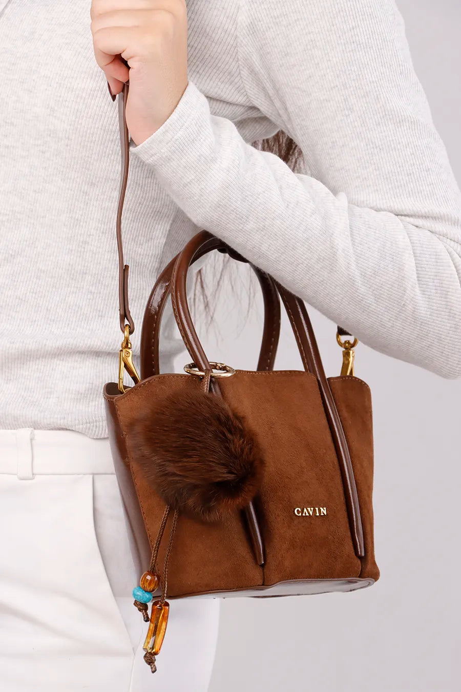 CBA-840 Camel (real suede leather)