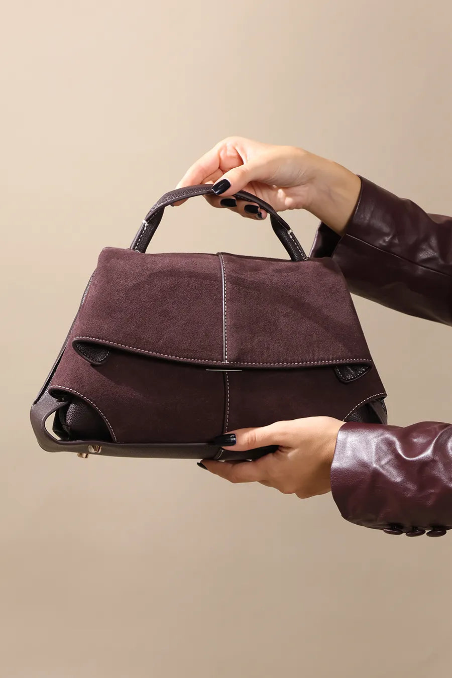 CBA-915 Brown (real suede leather)
