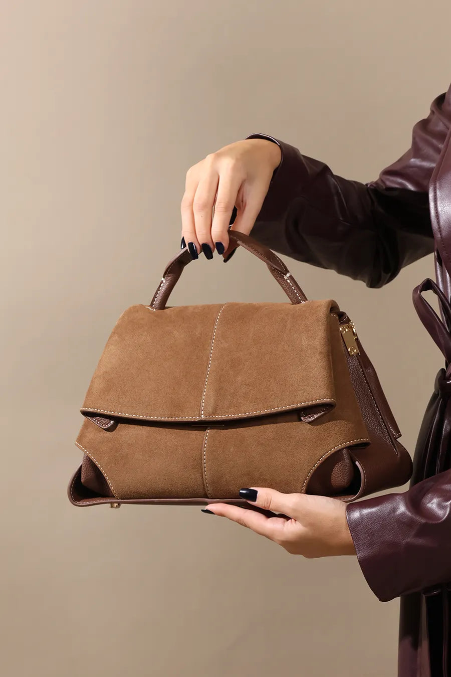 CBA-915 Camel (real suede leather)